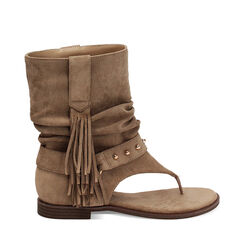 Sandalias planas taupe elegantes, Primadonna, 274922901MFTAUP035, 001a